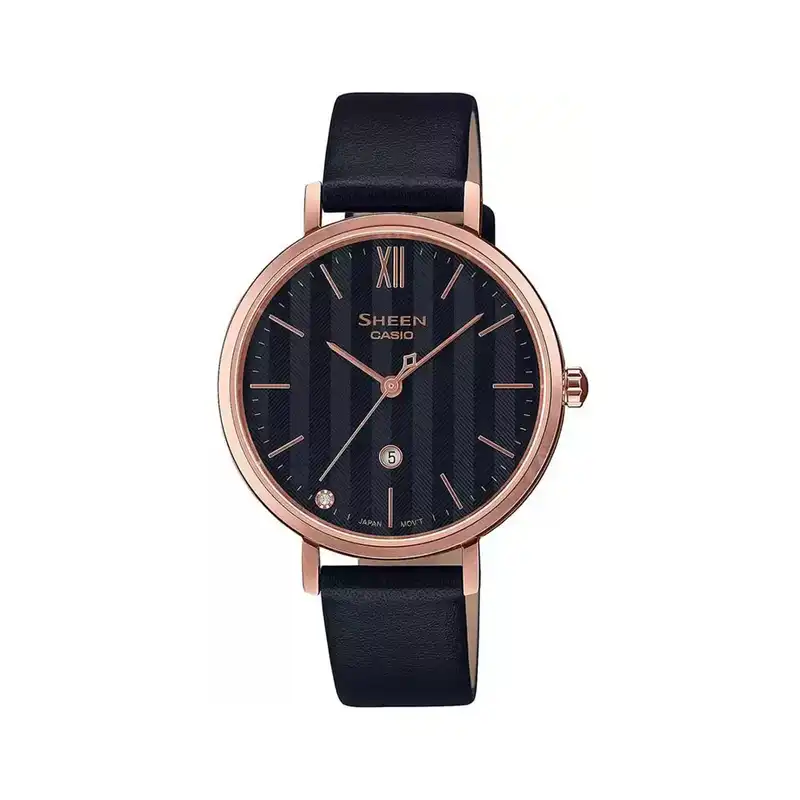 ساعت مچی عقربه ای زنانه کاسیو مدل SHE-4539CGL-1AUDF