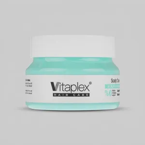 ماسک اسکراب مو ویتاپلکس مدل Scalp Care مناسب برای موهای چرب و دارای شوره وزن 295 گرم