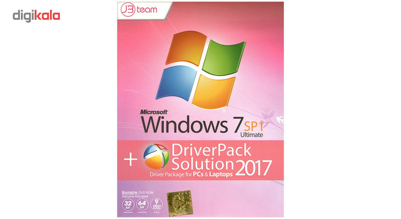 سیستم عامل Windows 7 SP1 All Edition Update 2018 نشر جی بی تیم