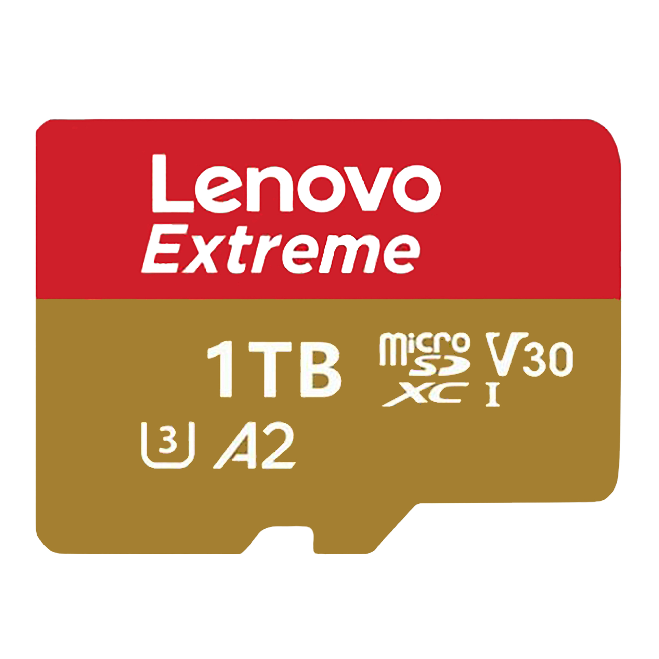  کارت حافظه MicroSDXC لنوو مدل Extreme economic A2 کلاس 10 استاندارد UHS-I U3 ورژن 30 سرعت 30MB/s ظرفیت 1 ترابایت