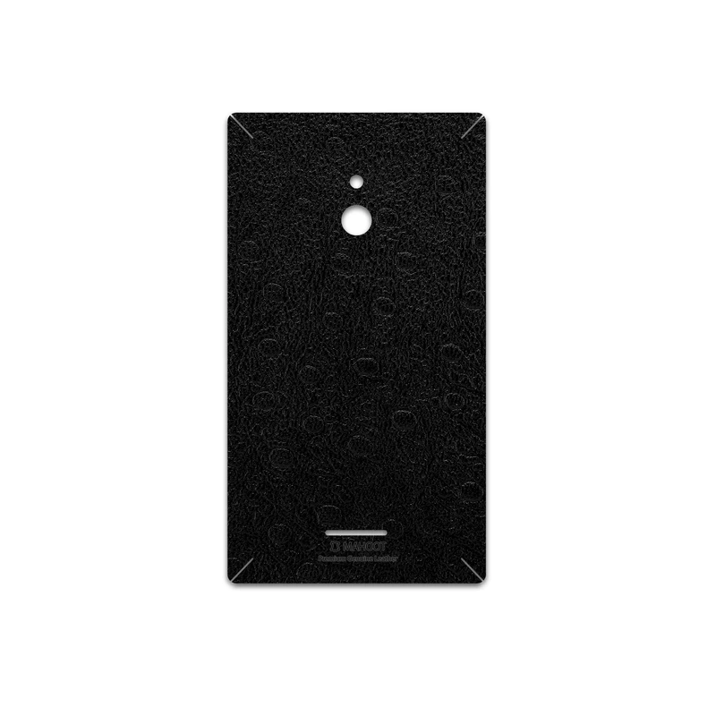 برچسب پوششی ماهوت مدل Ostrich-Leather مناسب برای گوشی موبایل نوکیا XL
