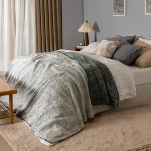 پتو مادام کوکو مدل Nord Khaki سایز 220×200 سانتی متر