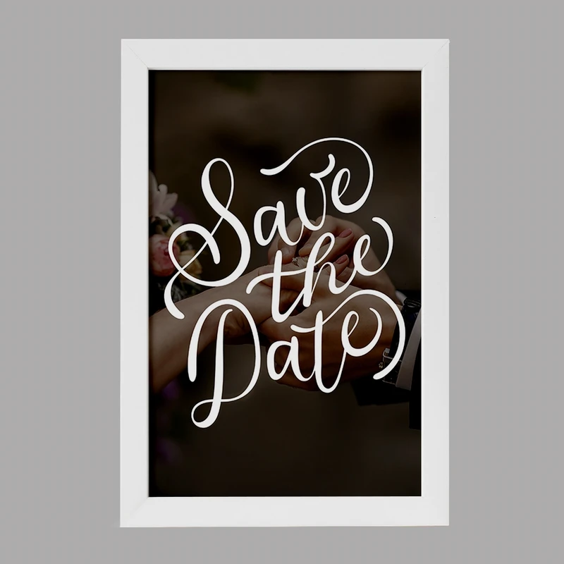 تابلو خندالو مدل عروسی کد F1496