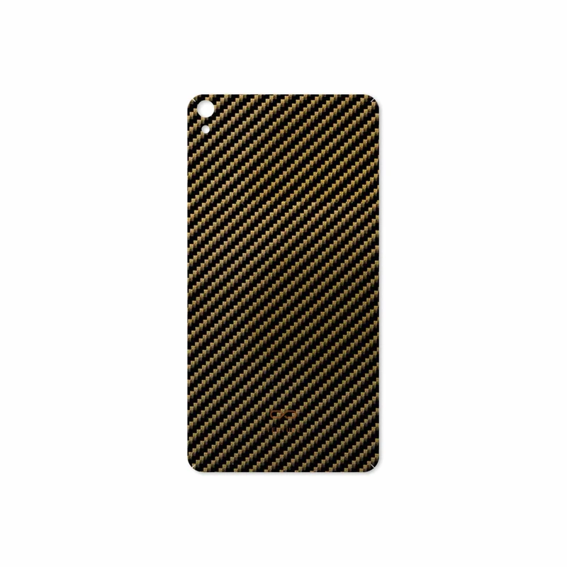 برچسب پوششی ماهوت مدل Glossy-Brown-Fiber مناسب برای تبلت لنوو Phab B1 2015