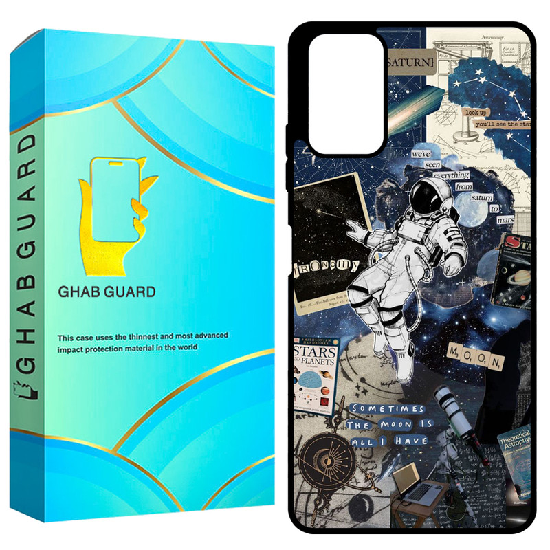  کاور قاب گارد طرح فضانورد مدل GCHPN10 مناسب برای گوشی موبایل شیائومی Redmi Note 10 4G / Note 10s / Poco M5s