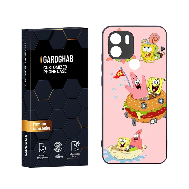 کاور گارد قاب مدل دور ژله ای فانتزی مناسب برای گوشی موبایل شیائومی Redmi A1 Plus / A2 Plus / Poco C50 / Poco C51