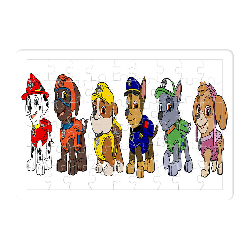 پازل 54 تکه هومرو طرح انیمیشن سگ های نگهبان مدل PL168
