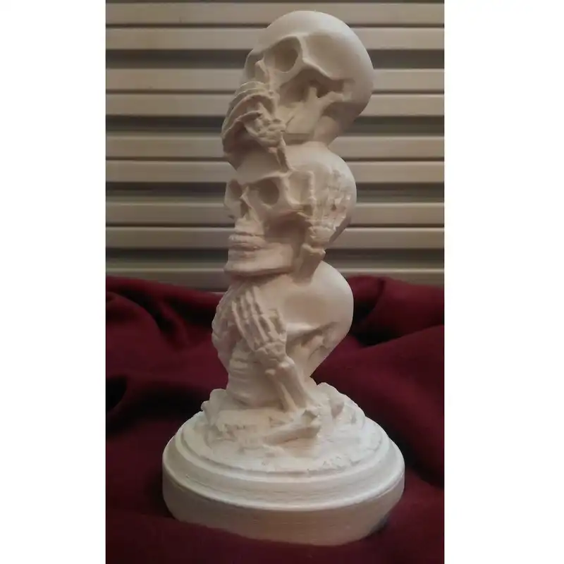 مجسمه مدل سه میمون طرح جمجمه