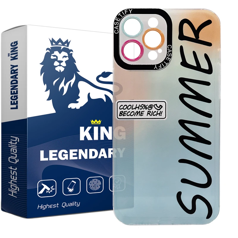  کاور لاین کینگ مدل تابستانی سامر مناسب برای گوشی موبایل اپل IPhone 12 pro Max