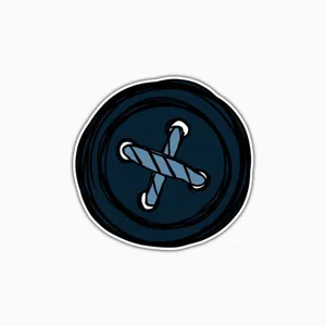 استیکر لپ تاپ و موبایل بووم طرح دکمه کد ET26