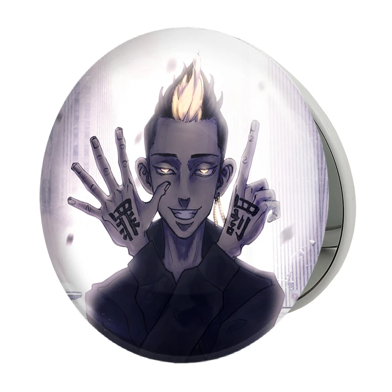 آینه جیبی خندالو طرح هانما انیمه توکیو ریونجرز مدل تاشو کد 11135 