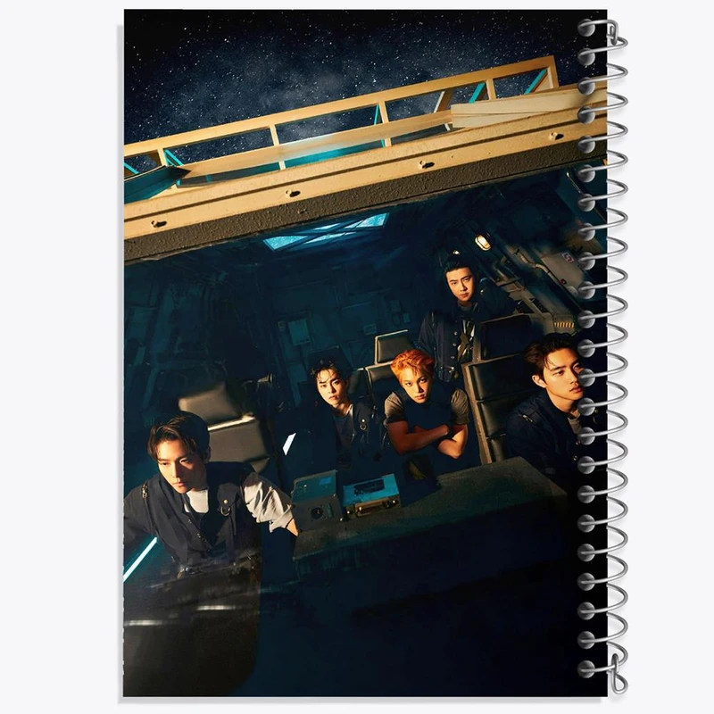 دفتر لیست خرید 50 برگ خندالو طرح گروه اکسو EXO کد 16829