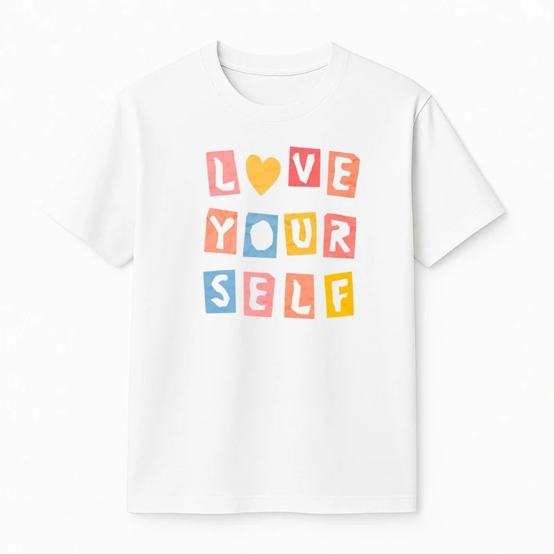 تی‌شرت آستین کوتاه دخترانه مدل نوشته 