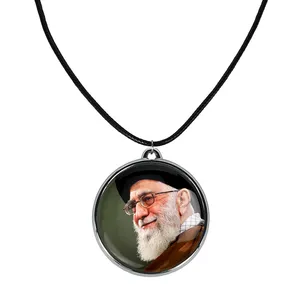 گردنبند خندالو مدل تصویر رهبر کد 25652566
