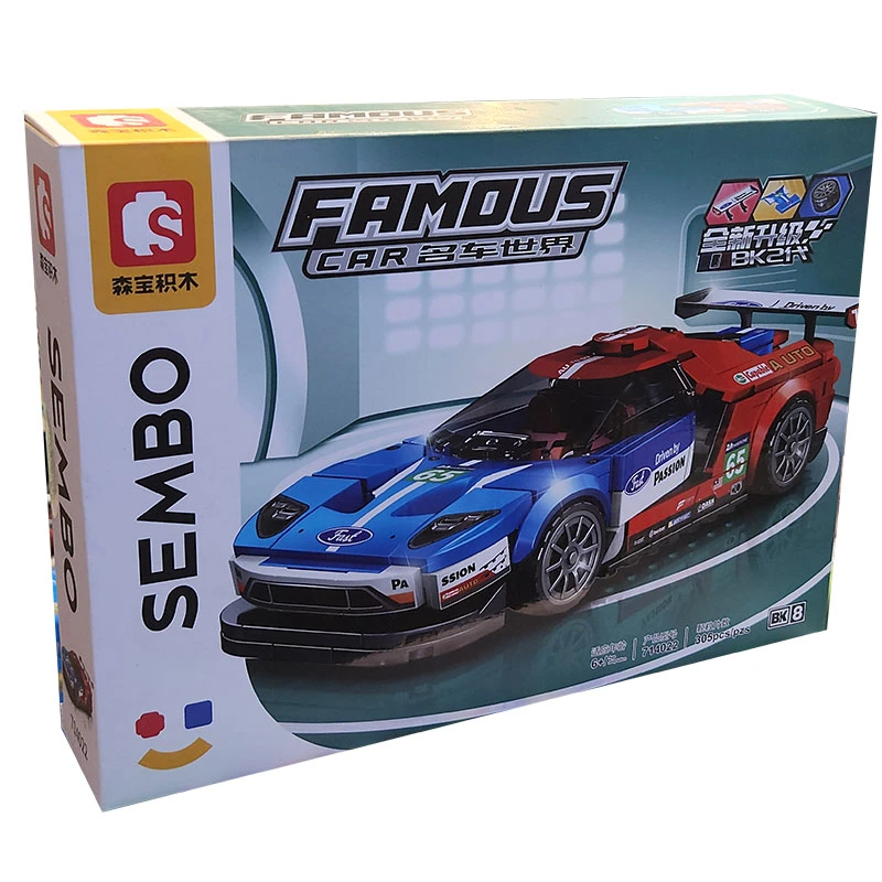 ساختنی 305 تکه سیمبوبلاک مدل Famous Car کد 714022