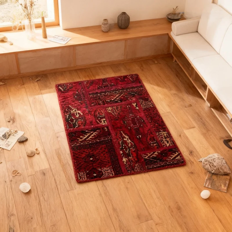 کلاژ کناره دستباف 0.5 متری مدل KE90F021