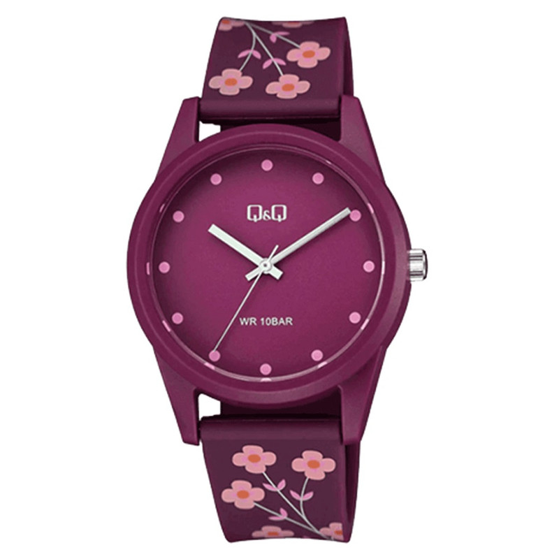 ساعت مچی عقربه ای زنانه کیو اند کیو مدل V08A-002VY ساعت مچی عقربه ای زنانه کیو اند کیو مدل V08A-002VY