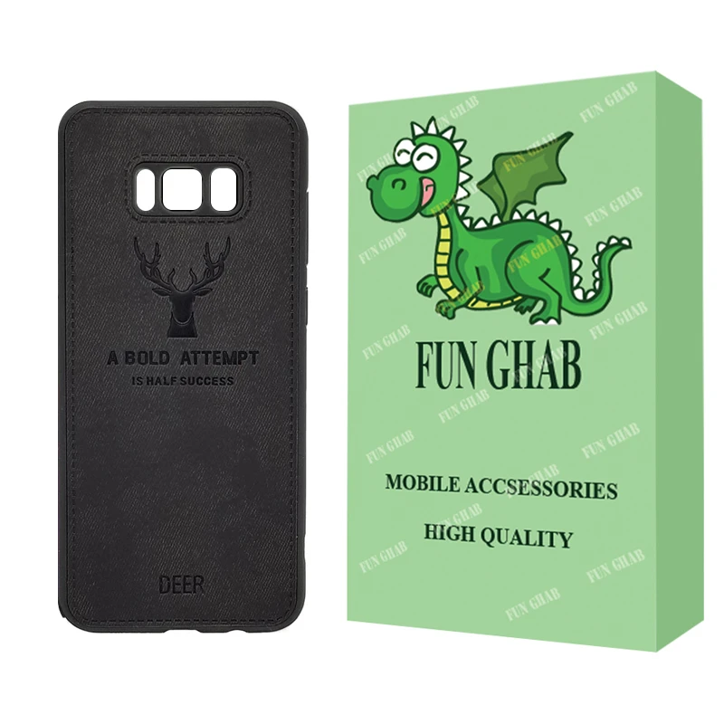 کاور فان قاب مدل گوزنی مناسب برای گوشی موبایل سامسونگ Galaxy S8