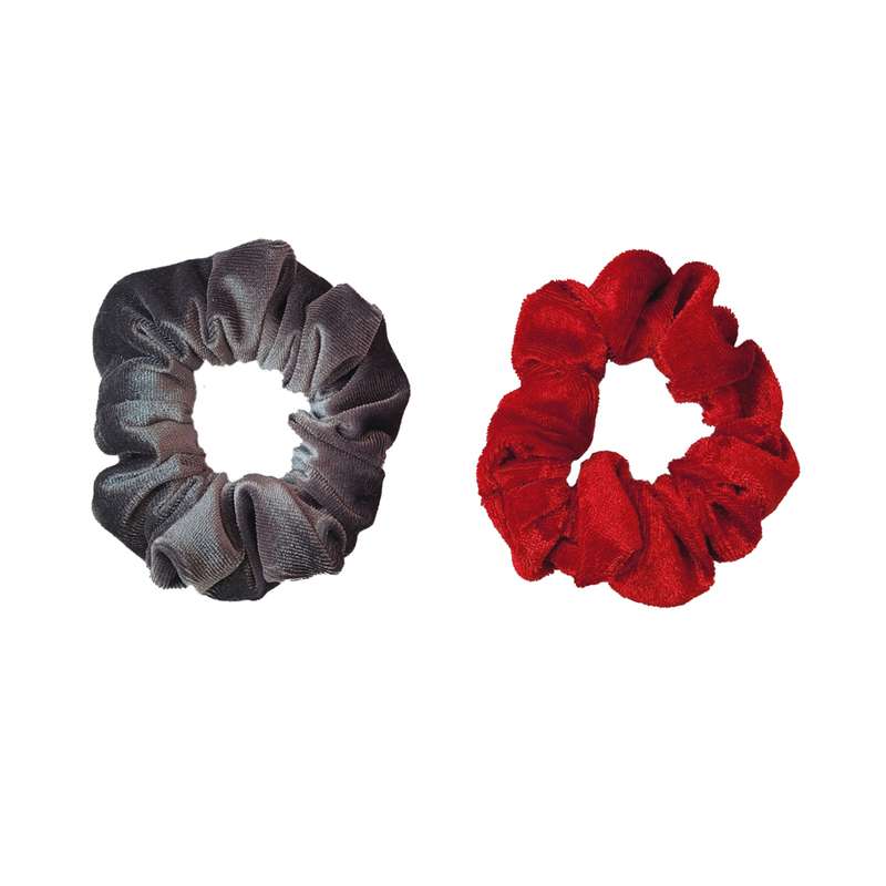 کش مو دخترانه مدل مخمل بسته 2 عددی