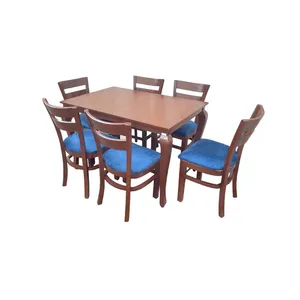 میز و صندلی ناهارخوری شش نفره گالری والریان مدل M-CH-606
