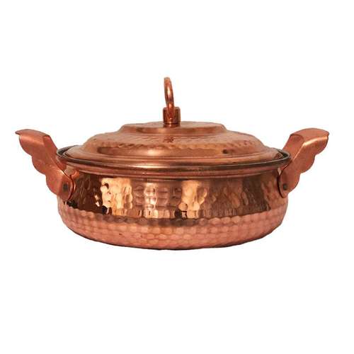 ماهیتابه مسی نوین زنجان مدل شکمی کد 03