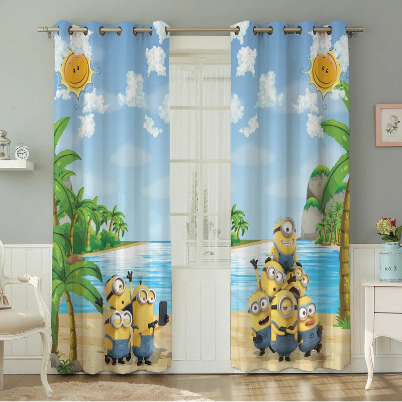 پرده نیروانا طرح کودک  مدل هازان کد 4824سایز 140×280 سانتی متر