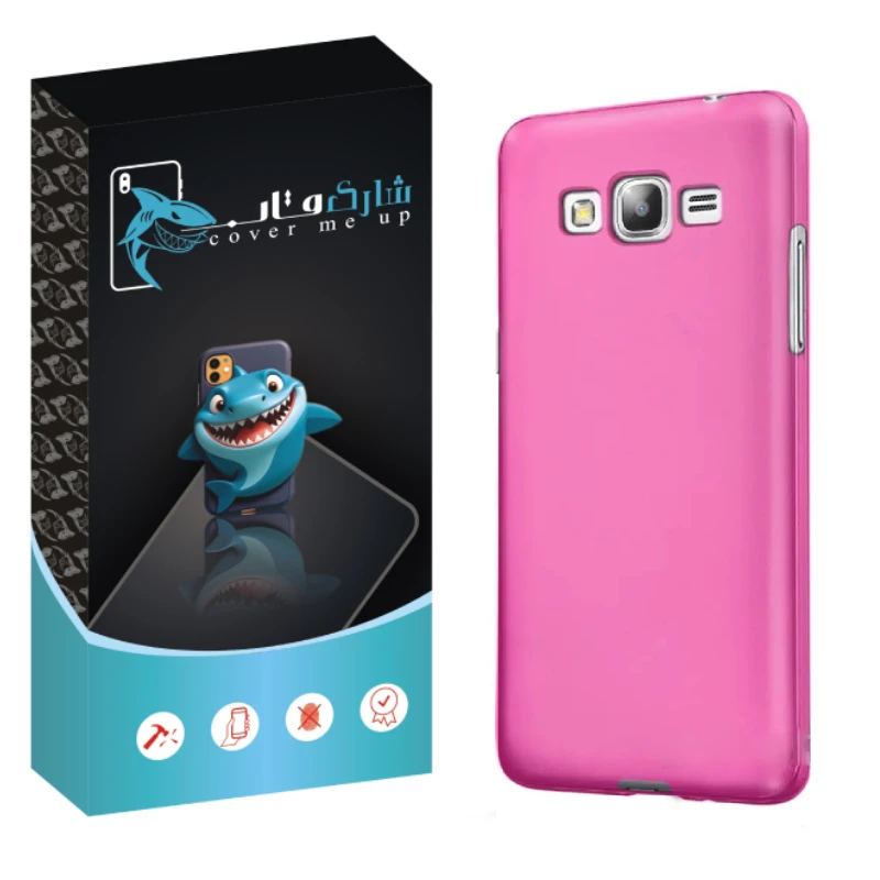 کاور شارک قاب مدل سیلیکونی مناسب برای گوشی موبایل سامسونگ Galaxy J7 2015