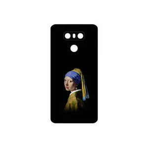 MAHOOT Girl with a Pearl Earring of Vermeer Cover Sticker for LG G6