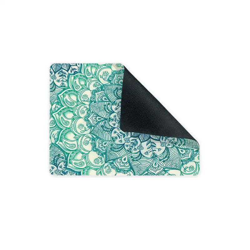 ماوس پد ترمه طراحان ایده مدل ماندلای سبز کد cfp1303