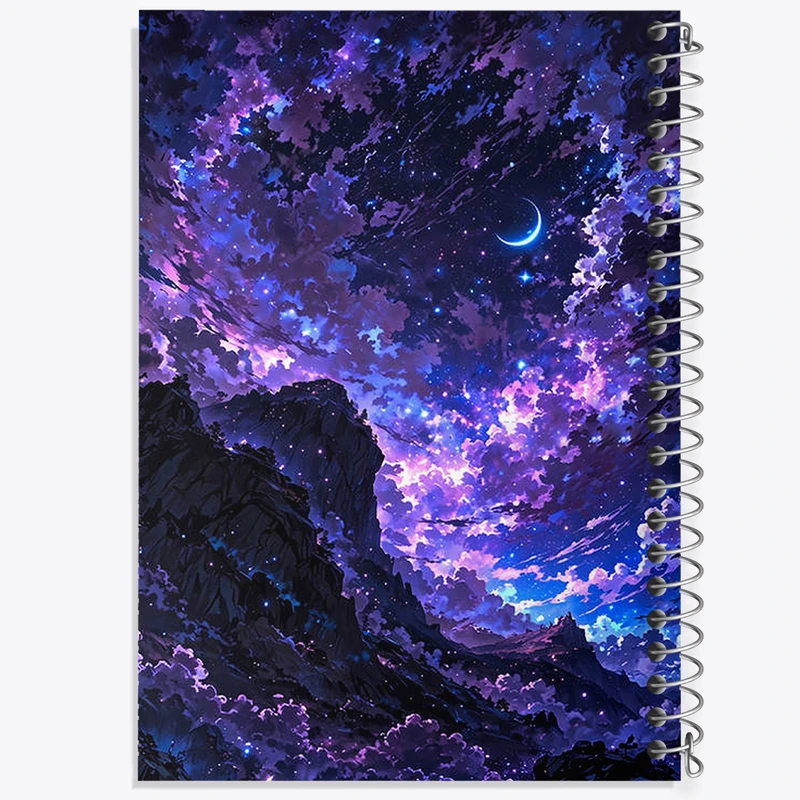 دفتر لیست خرید 50 برگ خندالو طرح آسمان شب کد N1994