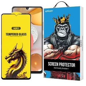 Epicoy Glass Screen Protector Golden Dragon For Samsung Galaxy A42 5G/A32 5G/A22 5G/A12 Nacho/A12 4G/A20s 4G