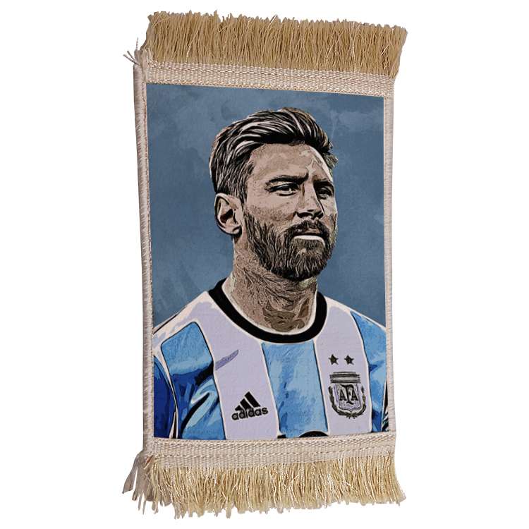 فرش ماشینی دیوارکوب مدل مسی کد 2