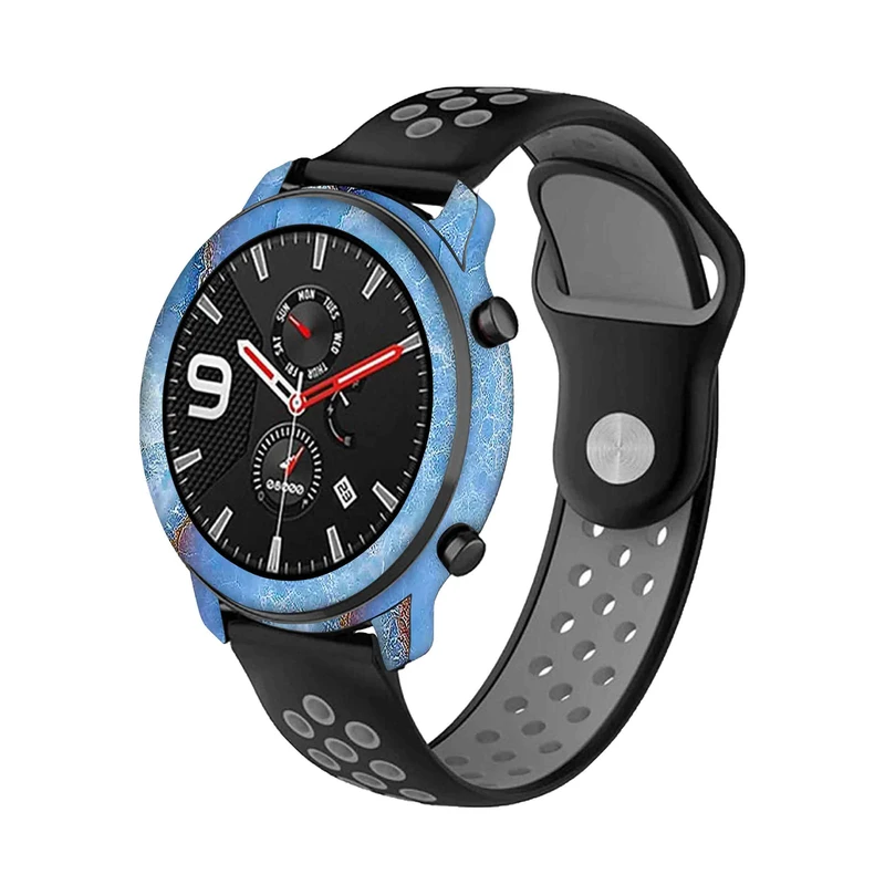  برچسب ماهوت طرح Blue-Ocean-Marble مناسب برای ساعت هوشمند شیائومی Amazfit GTR 47mm