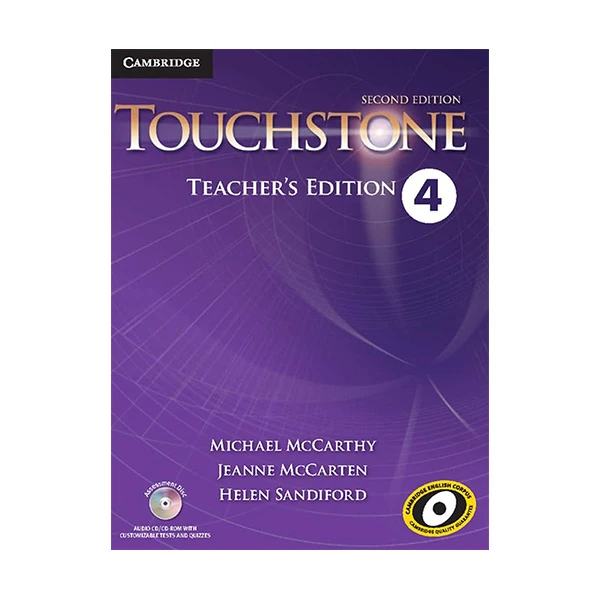 کتاب Touchstone 4 Second Edition اثر Jeanne Mccarten و Michael Mccarthy و Helen Sandiford انتشارات دانشگاه کمبریج 2 جلدی