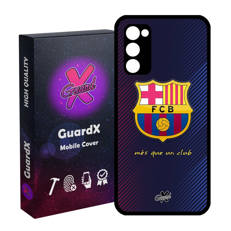 کاور گارد ایکس طرح Barcelona مدل Glass10058 مناسب برای گوشی موبایل سامسونگ Galaxy S20 FE