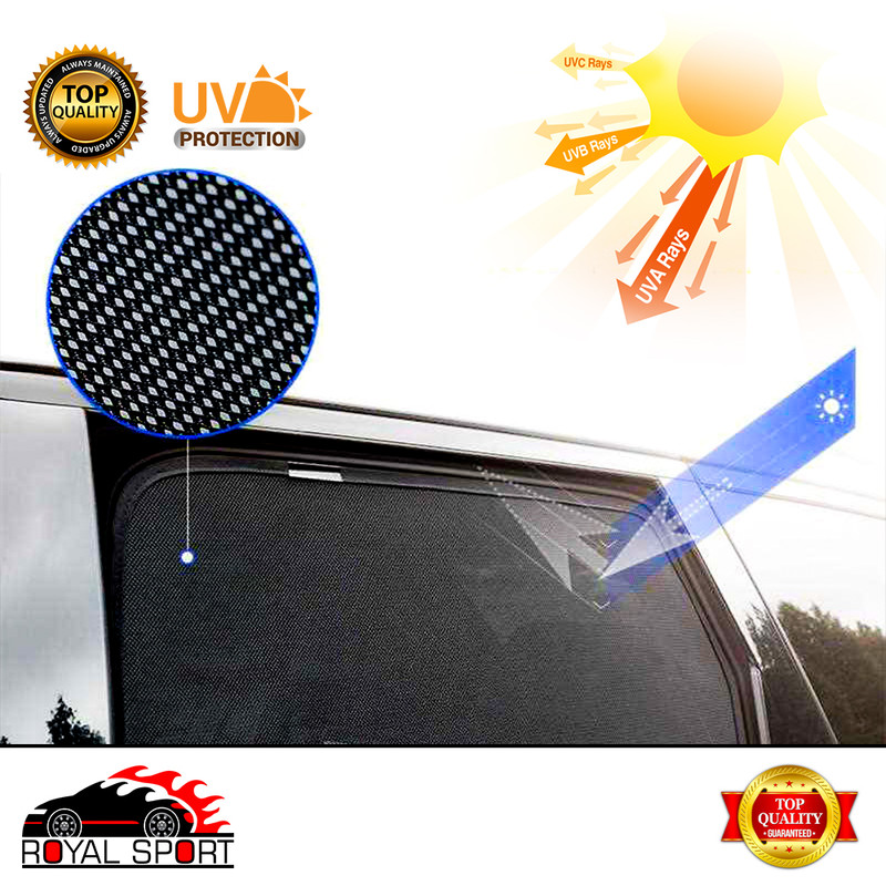 آفتاب گیر شیشه خودرو رویال اسپرت مدل UV PRO مناسب برای دنا پلاس مجموعه 4 عددی
