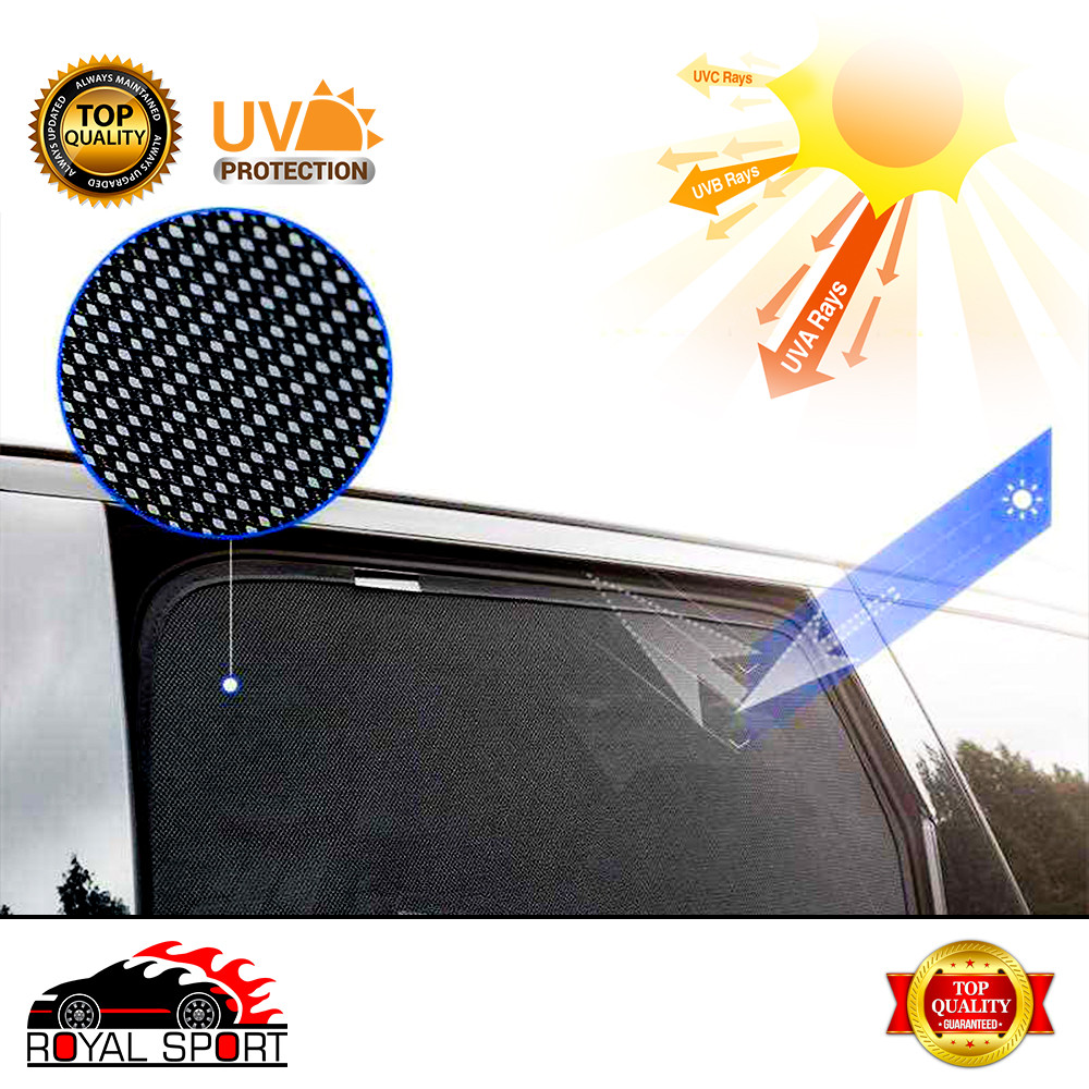 آفتاب گیر شیشه خودرو رویال اسپرت مدل UV PRO مناسب برای پژو 206 مجموعه 4 عددی