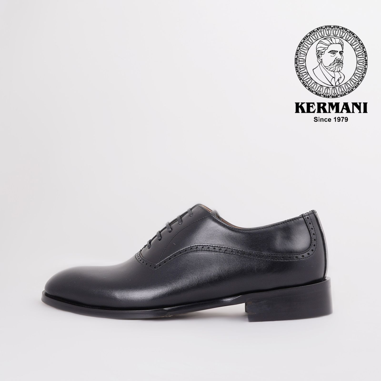 کفش مردانه کرمانی مدل چرم دستدوز طبیعی کد 1071 رنگ مشکی -  - 5