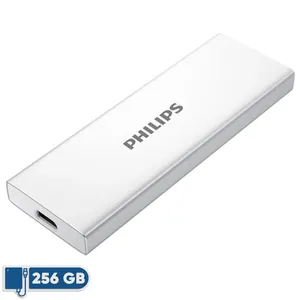 اس اس دی اکسترنال فیلیپس مدل FM61PS025S ظرفیت 256 گیگابایت رابط USB 3.2 Gen2