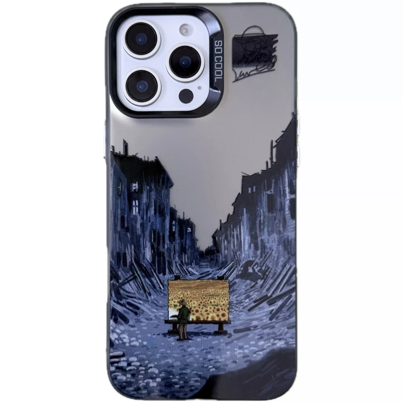 کاور مدل so cool طرح هنر ون گوگ مناسب برای گوشی موبایل اپل iphone 14 promax