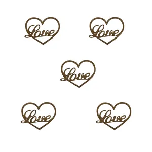 تزیین ناخن مدل  love مجموعه  5 عددی