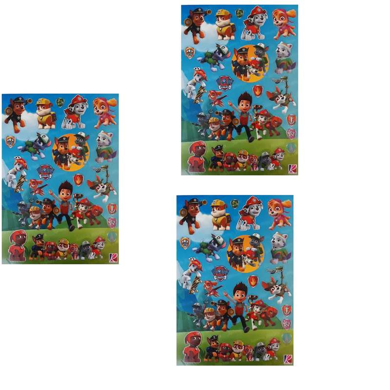 استیکر کودک مدل سگ های نگهبان کد MR - 169 بسته 3 عددی