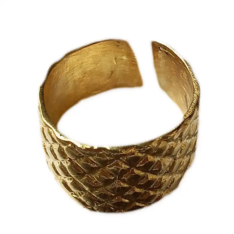 انگشتر مدل پوست ماری کد M-BRG3