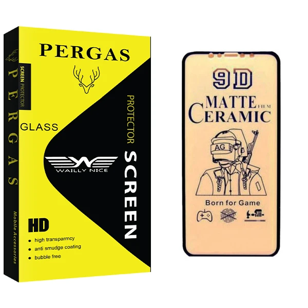 محافظ صفحه نمایش مات وایلی نایس مدل Pergas Glass مناسب برای گوشی موبایل اپل Iphone X/Xs/11 Pro