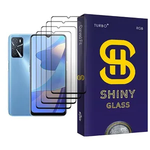 Atouchbo Shiny Glass MIX004 Screen Protector For Oppo A16 Pack Of 4