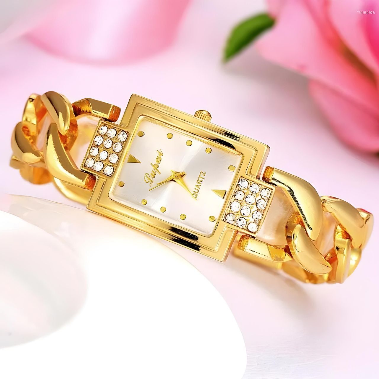 ساعت مچی عقربه ای زنانه مدل زنجیری_05 -  - 2