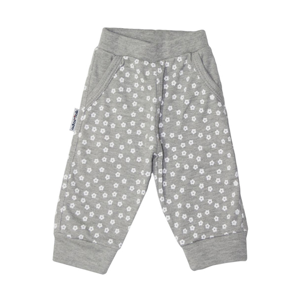 شلوار نوزادی آدمک مدل خرگوش و گل کد 01