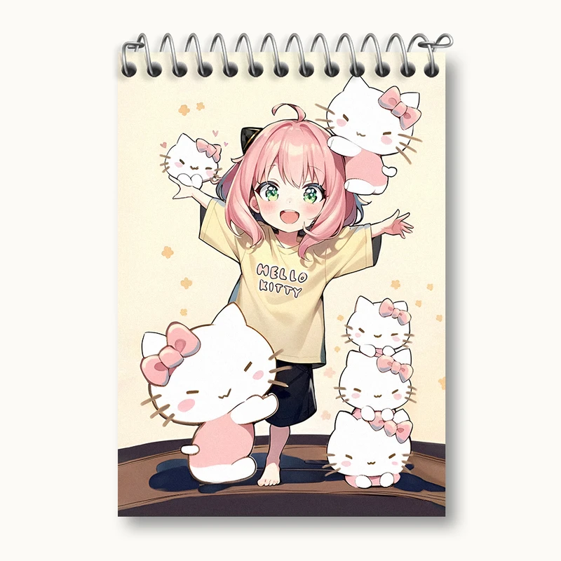 دفتر یادداشت 50 برگ خندالو طرح آنیا انیمه اسپای ایکس کد N3683