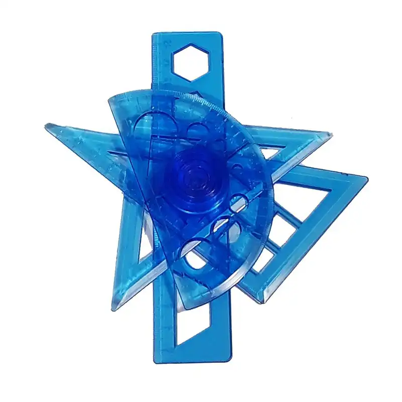 ست خط کش فرمی نو مدل تودرتو کد EM18 مجموعه 4 عددی