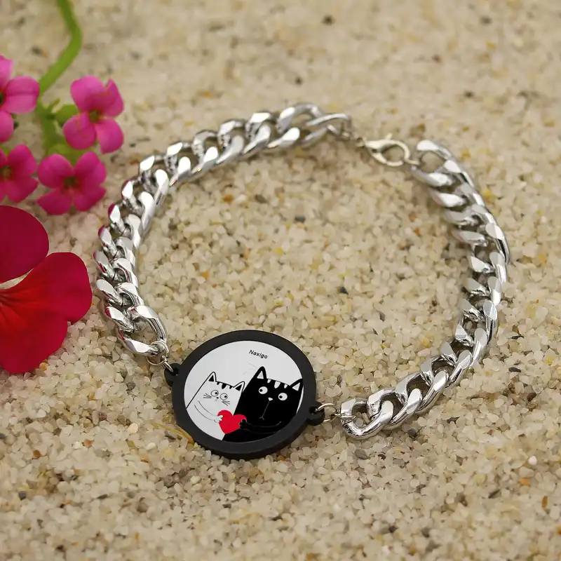 دستبند ناکسیگو مدل عشق و دوستی کد BZ7613